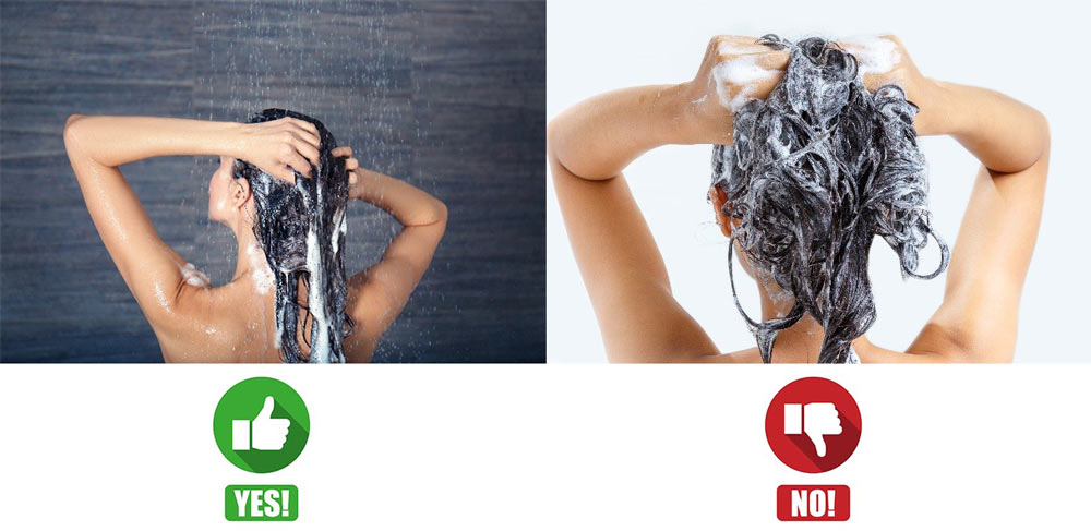 How to properly wash your hair